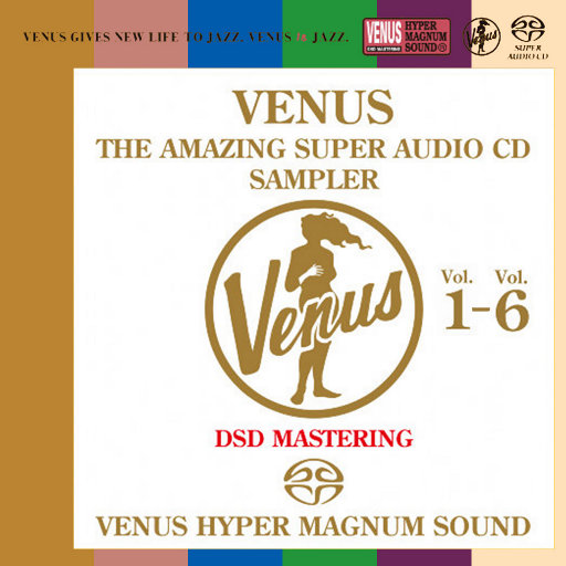 [套盒] VENUS THE AMAZING SUPER AUDIO CD SAMPLER Vol.1-6 (2.8MHz DSD) (6 Discs)网赚项目-副业赚钱-互联网创业-资源整合HIRES SHOP